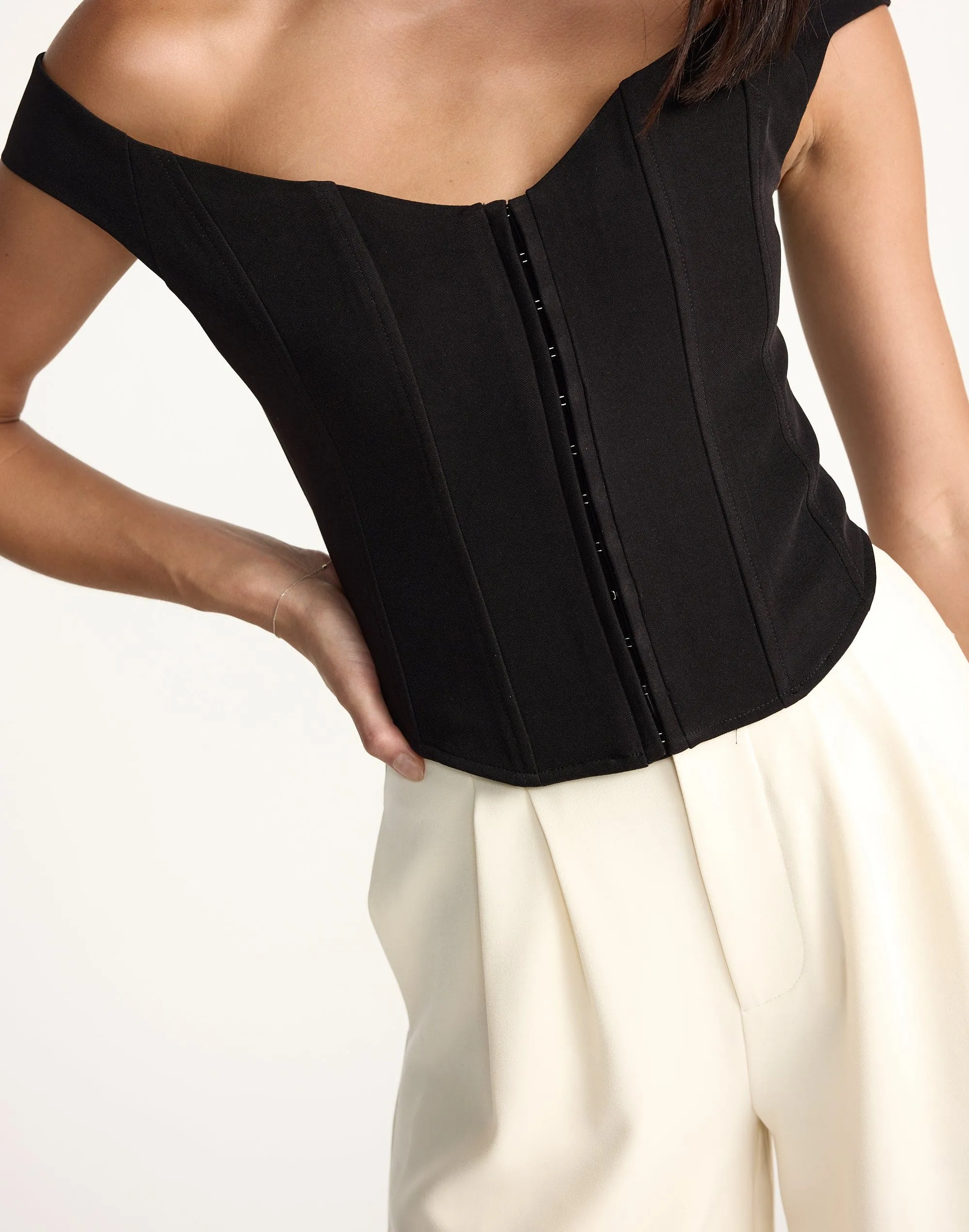 Fabian Corset (Black) sold by Charcoal Clothing product image thumbnail 4