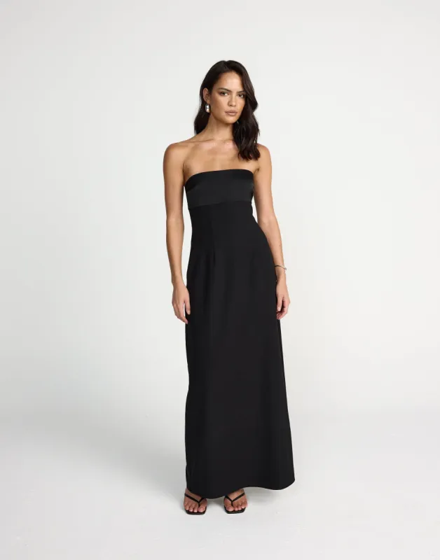 Suki Maxi Dress (Black) sold by Charcoal Clothing