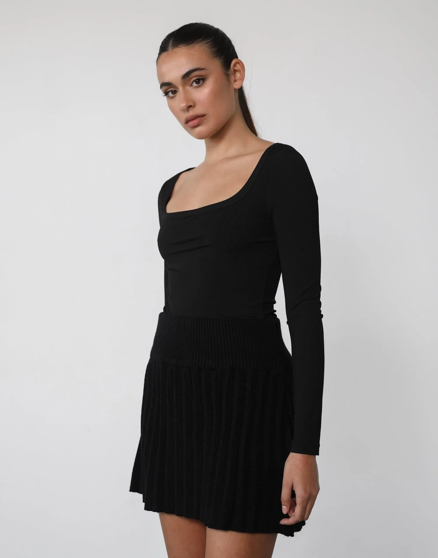 Dia Mini Skirt (Black) sold by Charcoal Clothing