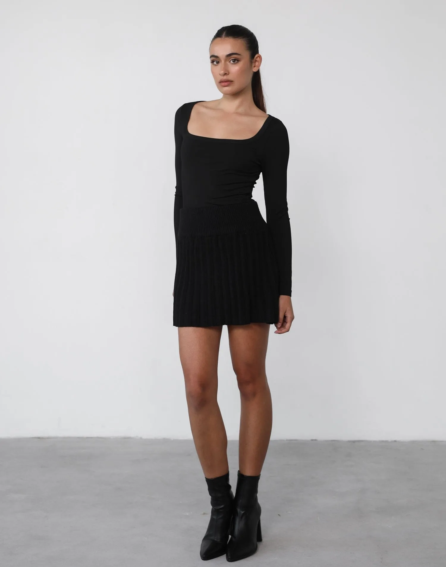 Dia Mini Skirt (Black) sold by Charcoal Clothing product image thumbnail 3