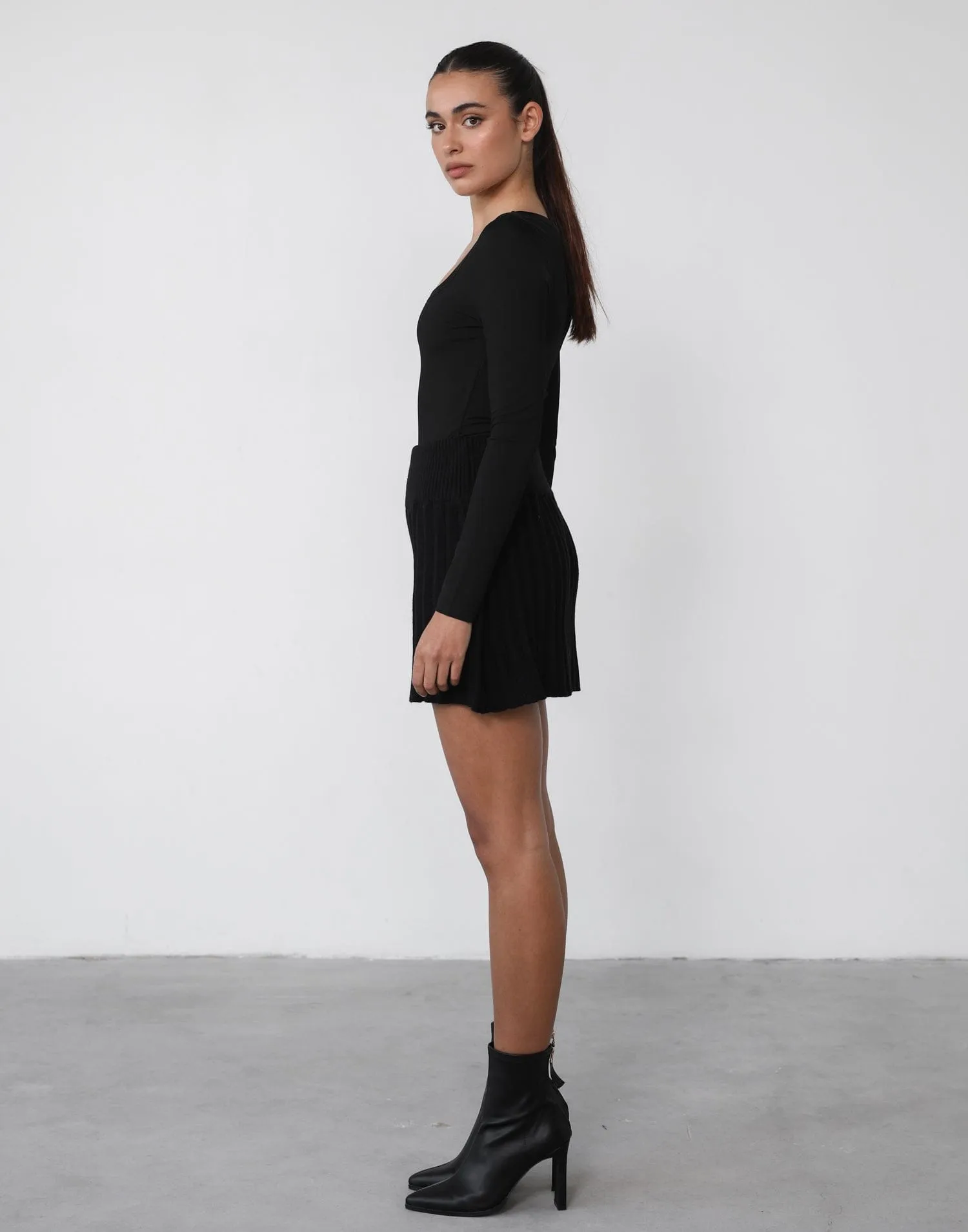 Dia Mini Skirt (Black) sold by Charcoal Clothing product image thumbnail 4