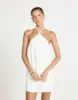 Olin Mini Dress (White) sold by Charcoal Clothing