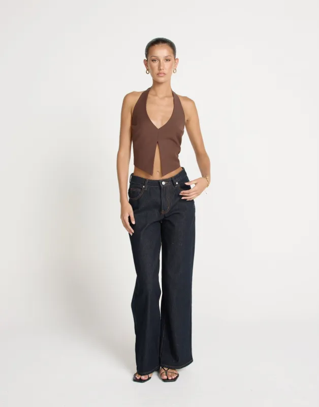 Kailani Top (Cocoa) sold by Charcoal Clothing