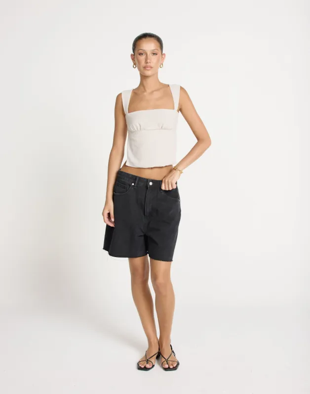 Schaffer Top (Latte) sold by Charcoal Clothing