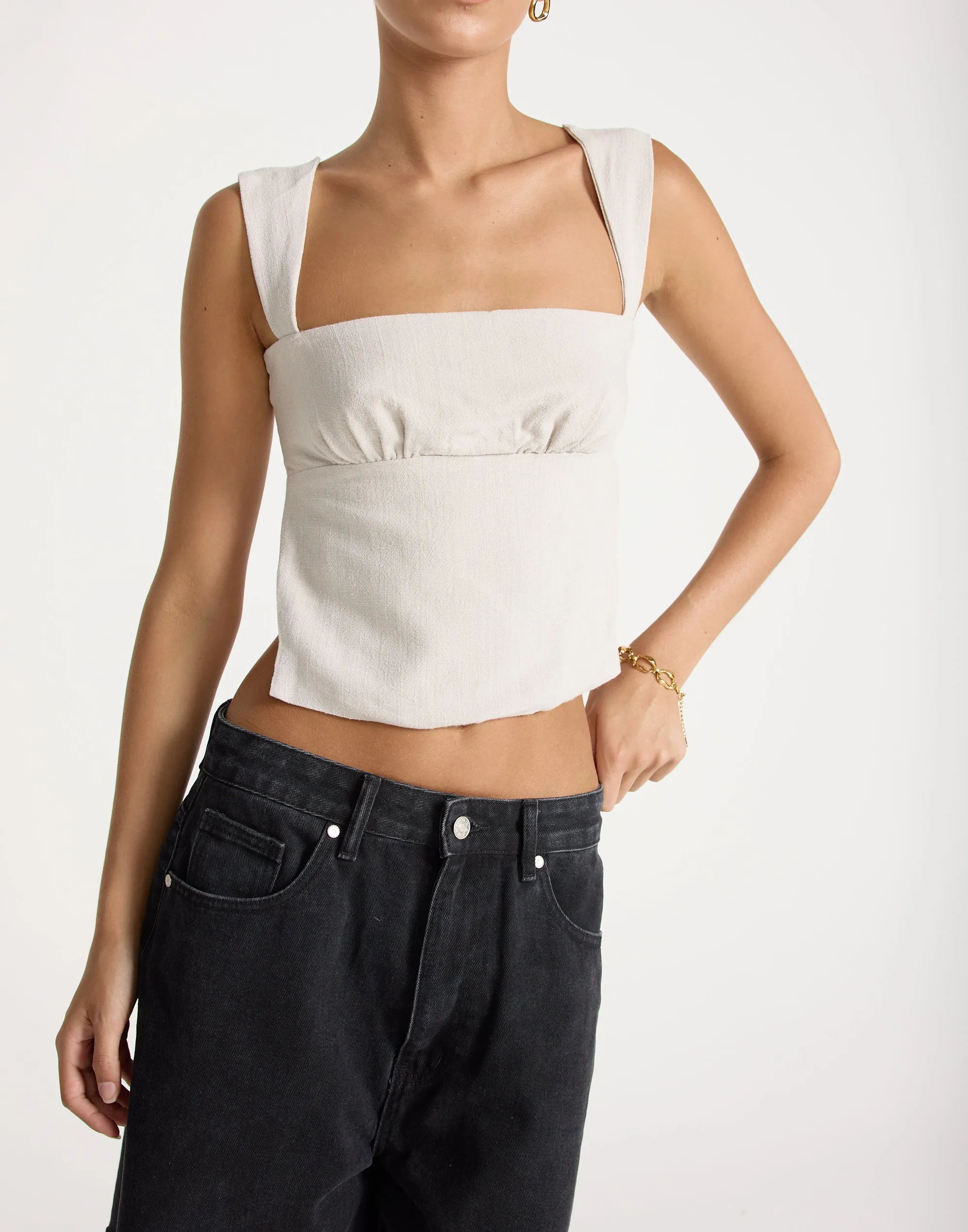 Schaffer Top (Latte) sold by Charcoal Clothing product image thumbnail 5