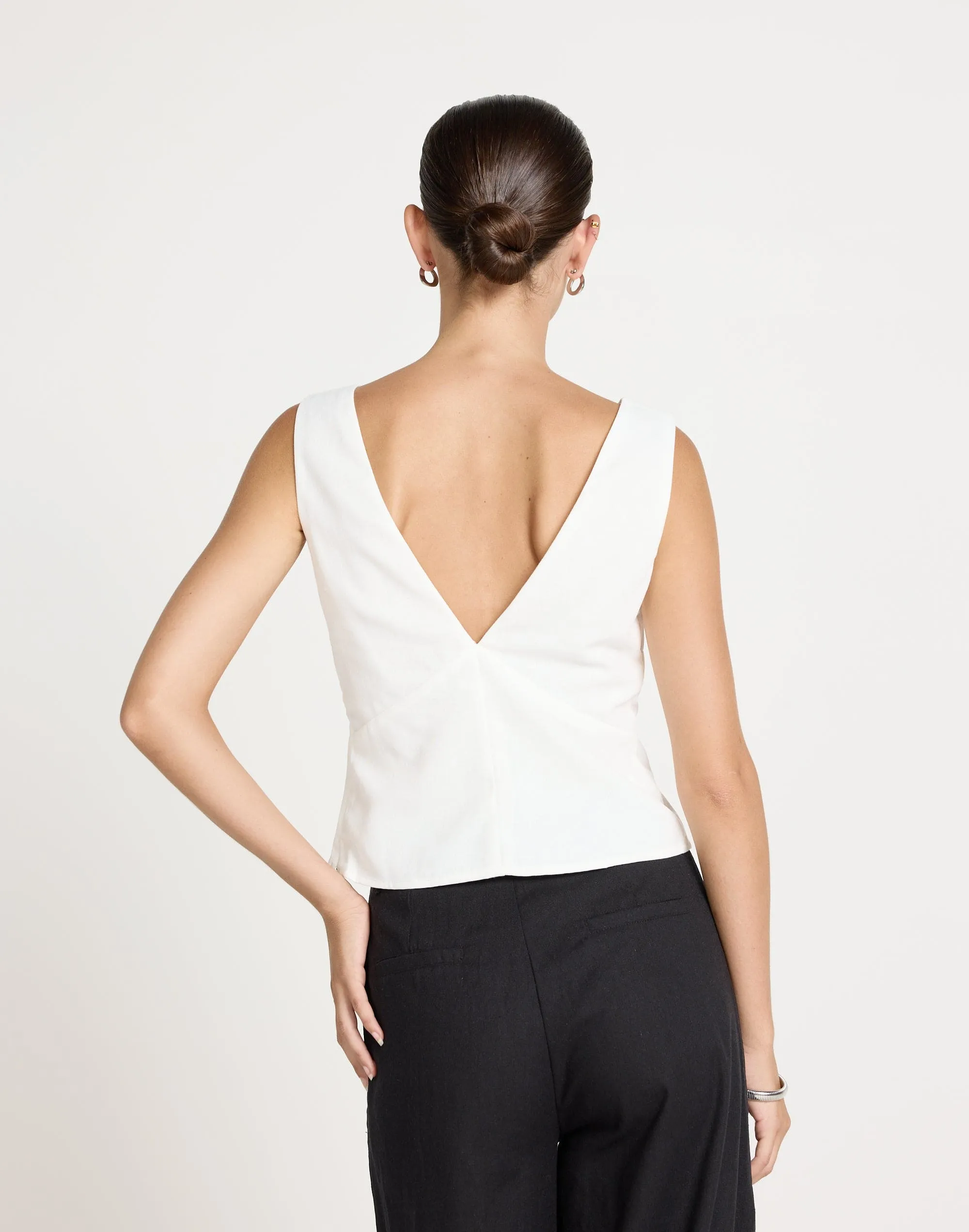 Elio Top (White) sold by Charcoal Clothing product image thumbnail 3