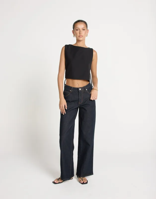 Sotiria Top (Black) sold by Charcoal Clothing