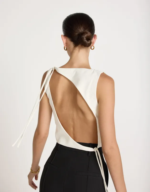 Sotiria Top (Oat) sold by Charcoal Clothing