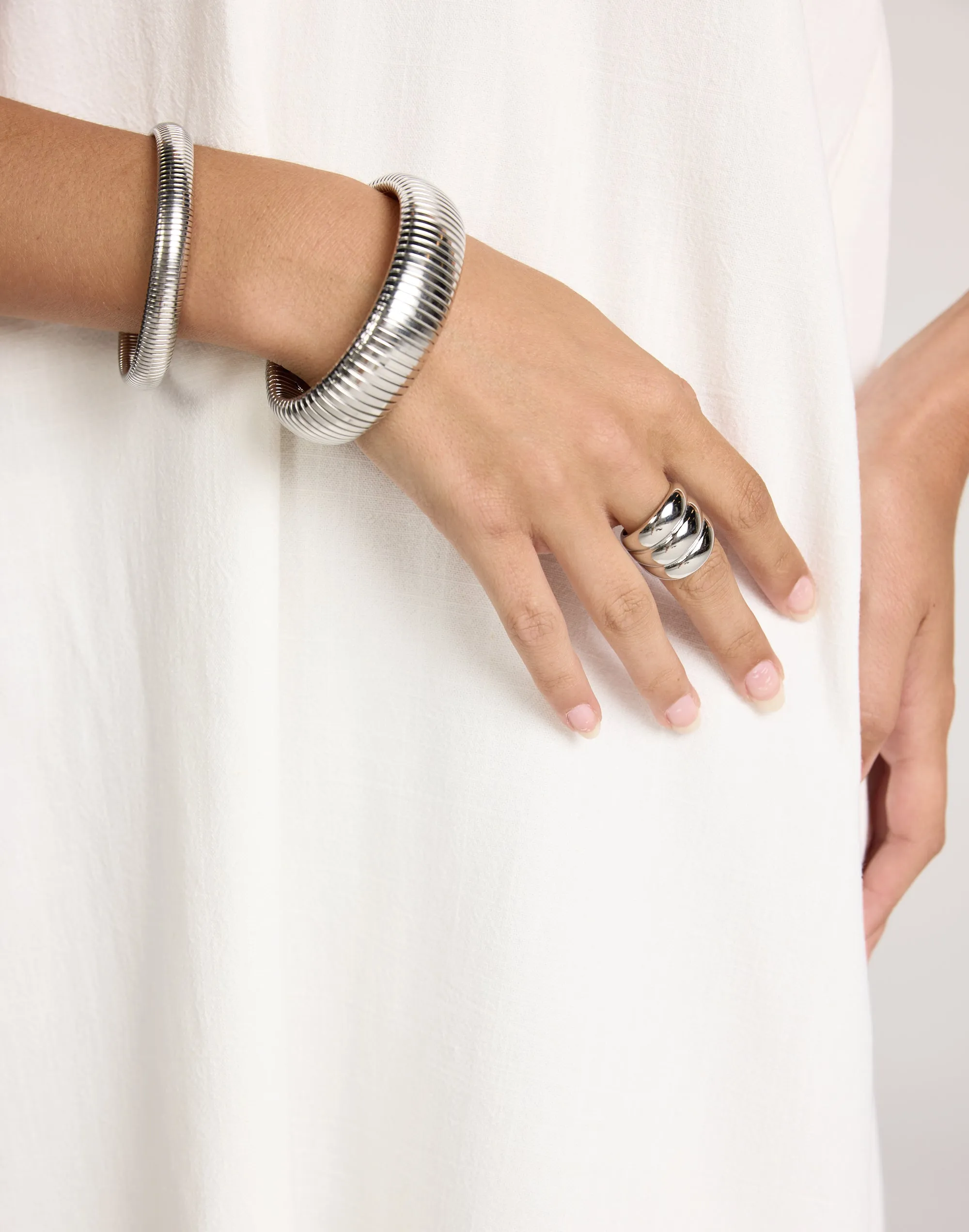 Jasper Ring (Silver) sold by Charcoal Clothing product image thumbnail 3