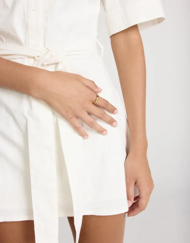 Bridie Ring (Gold) made by Charcoal Clothing