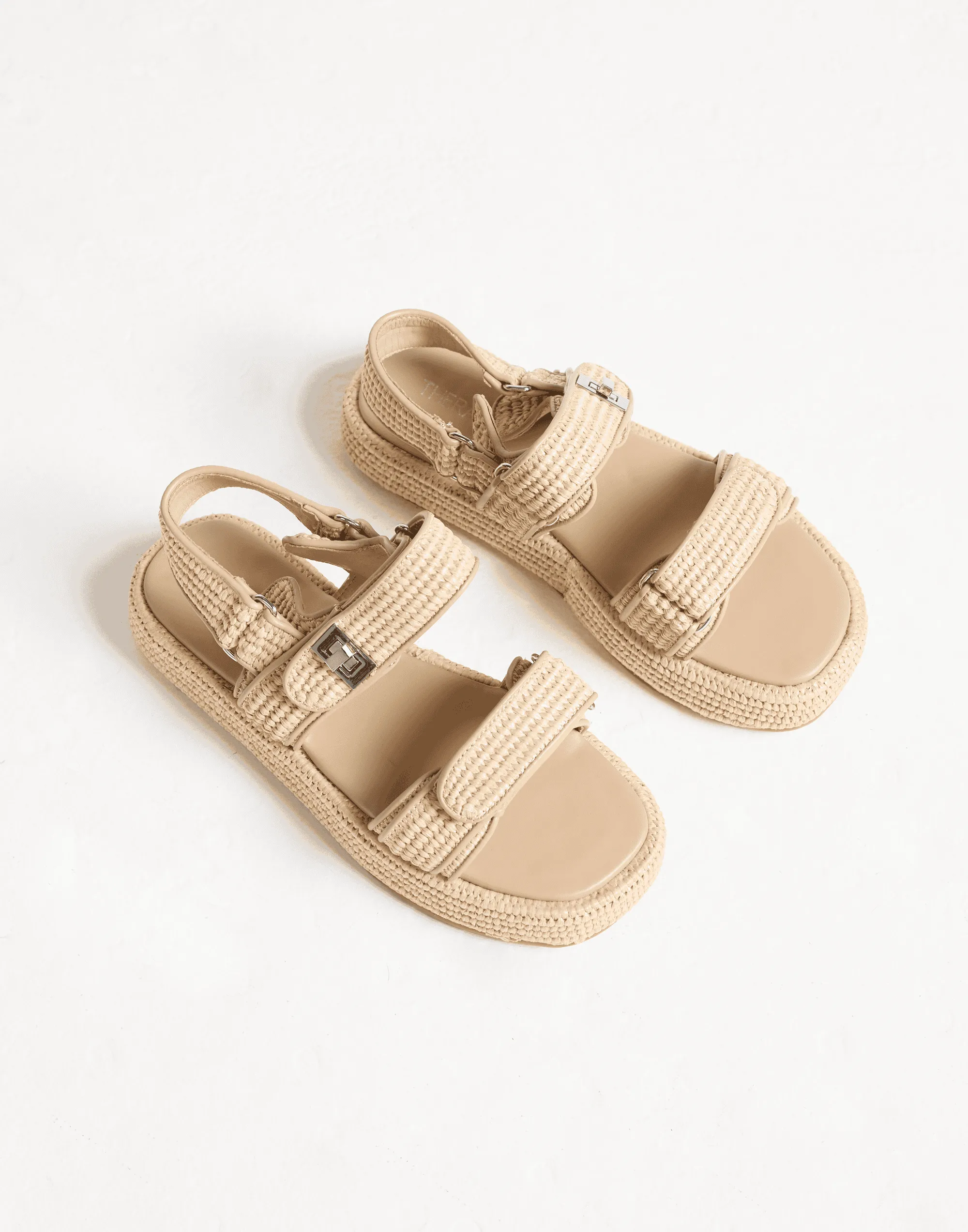 Revive Sandals (Natural Raffia) - By Therapy sold by Charcoal Clothing