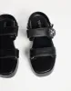 Revive Sandals (Black Raffia) - By Therapy sold by Charcoal Clothing