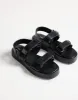 Revive Sandals (Black Raffia) - By Therapy sold by Charcoal Clothing