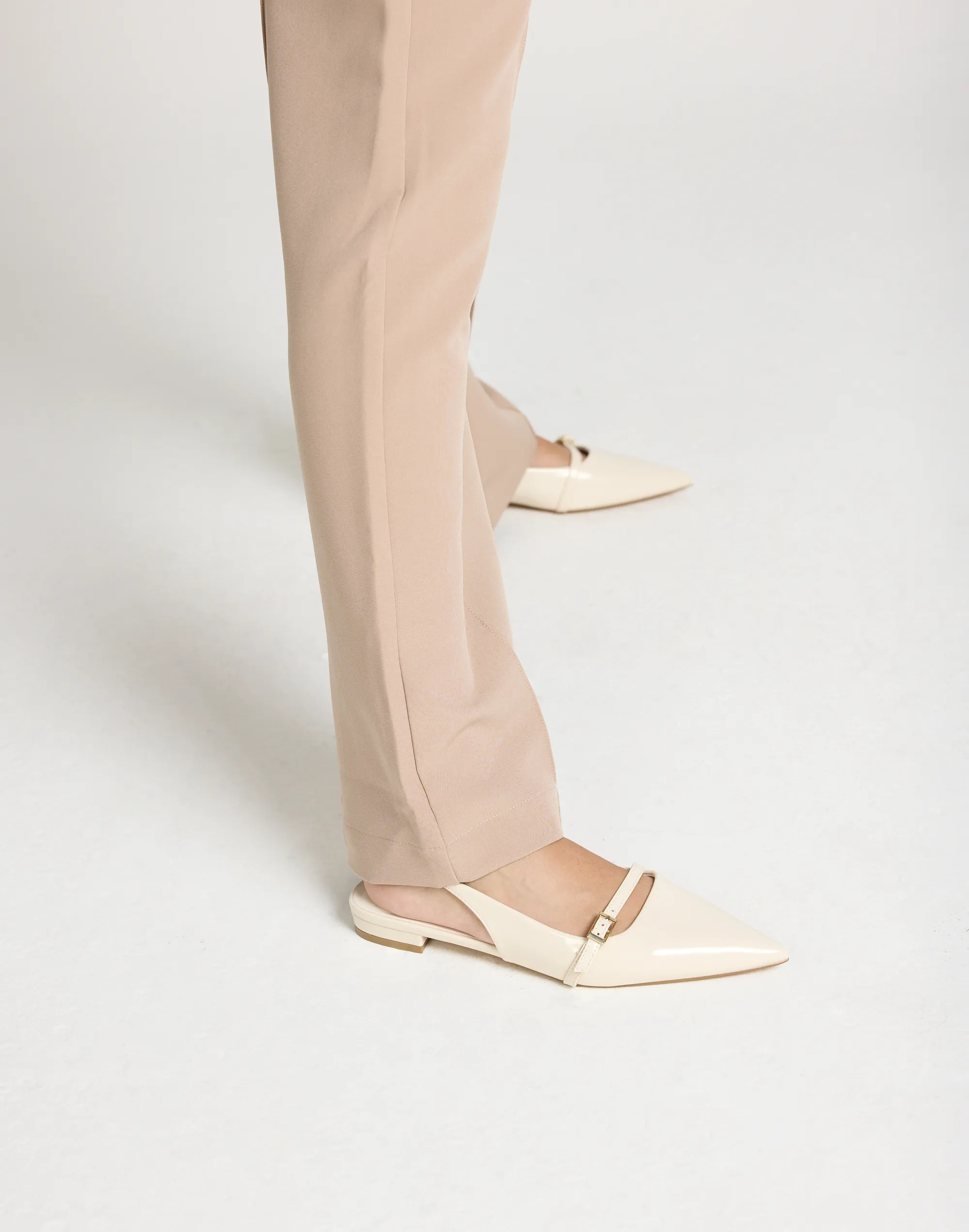 Ilie Flats (Ivory Patent) - By Billini sold by Charcoal Clothing product image thumbnail 3