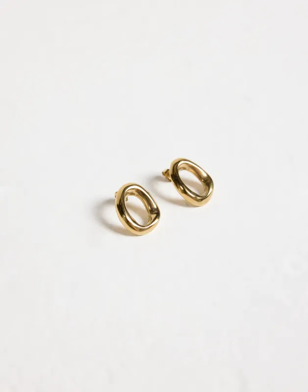Rada Earrings (Gold) sold by Charcoal Clothing