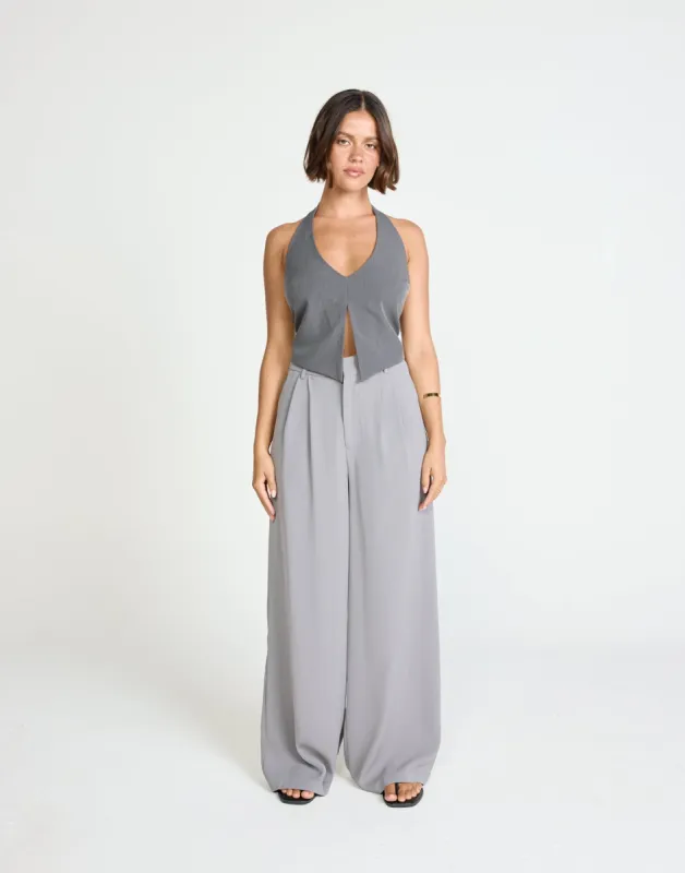 Kailani Top (Slate) sold by Charcoal Clothing