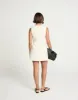 Caisey Mini Dress (Oat) sold by Charcoal Clothing