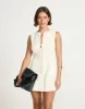 Caisey Mini Dress (Oat) sold by Charcoal Clothing