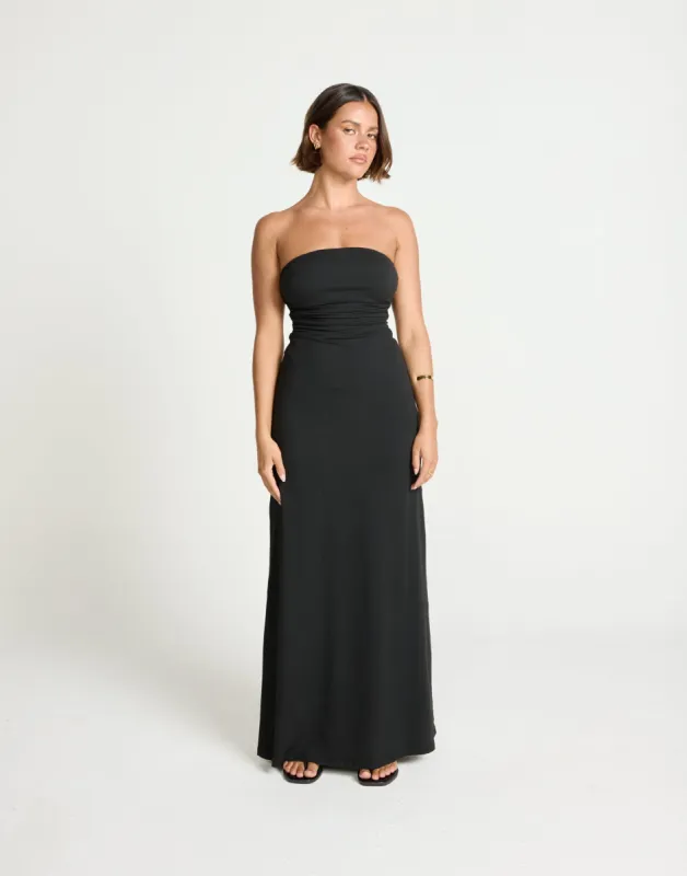 Sarie Maxi Dress (Black) sold by Charcoal Clothing