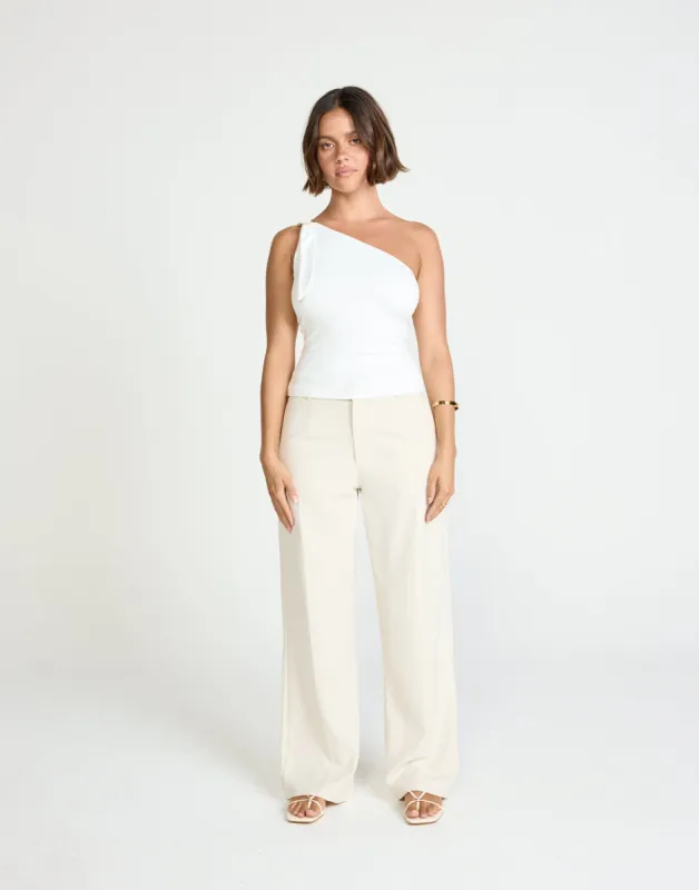 Zuelia Top (White) sold by Charcoal Clothing