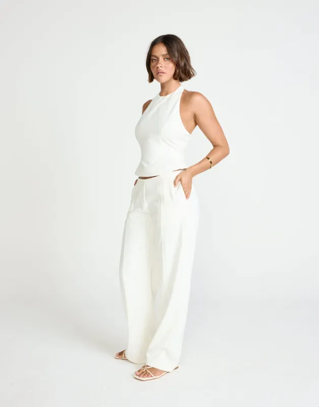 Kalla Top (White) sold by Charcoal Clothing