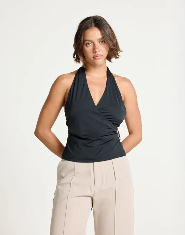 Agnete Top (Black) sold by Charcoal Clothing