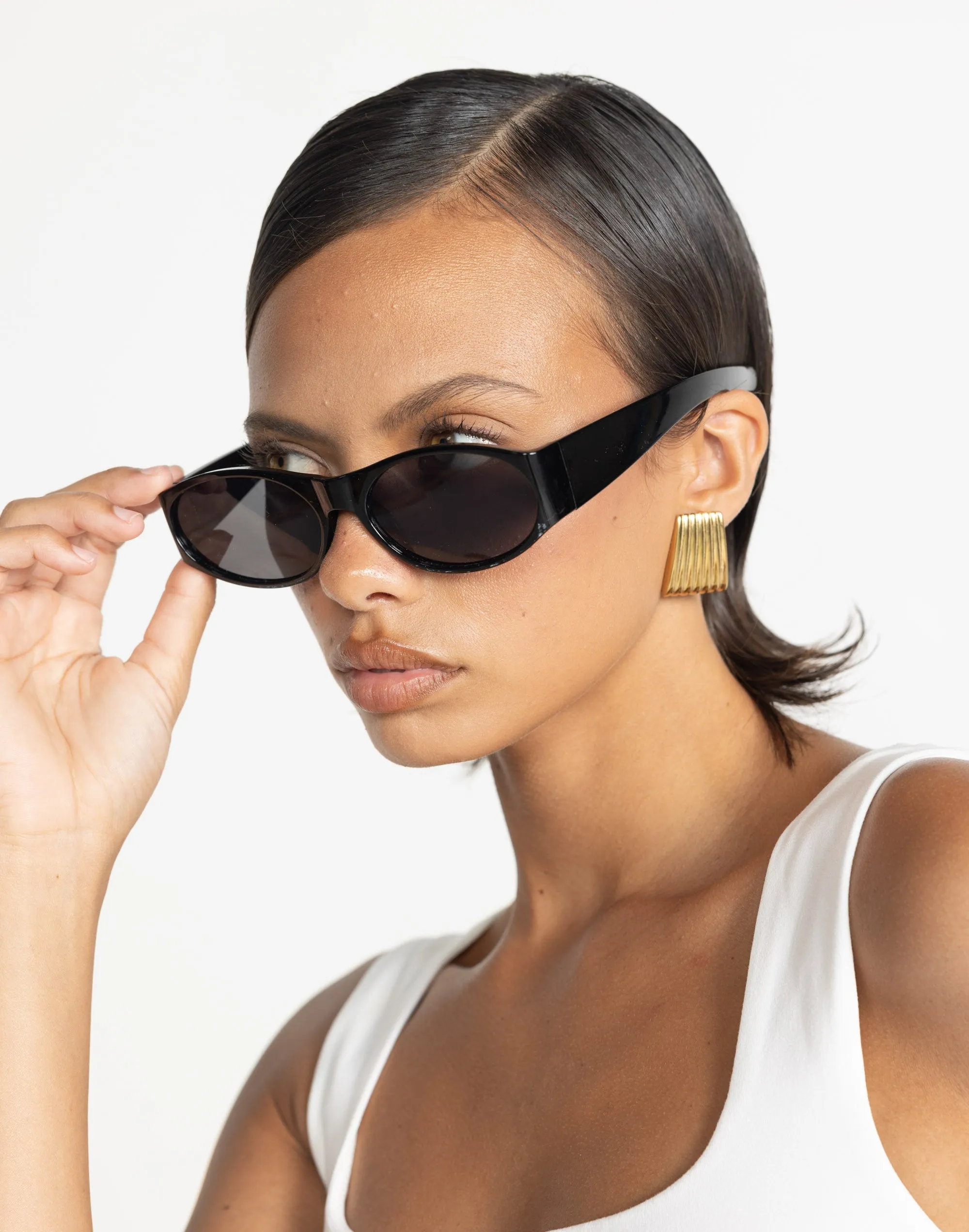 Leila Sunglasses (Black) sold by Charcoal Clothing