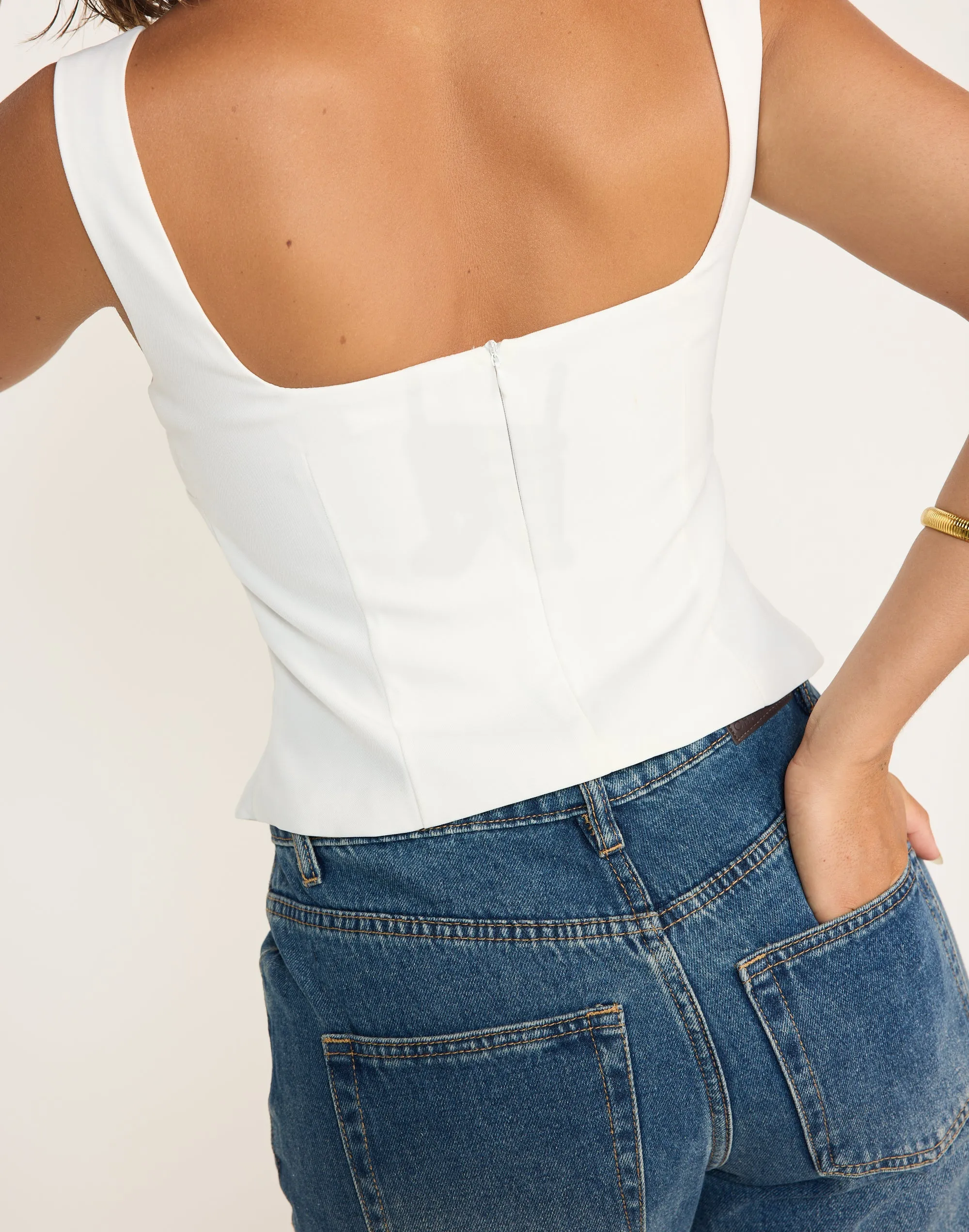 Nerissa Top (White) sold by Charcoal Clothing product image thumbnail 5