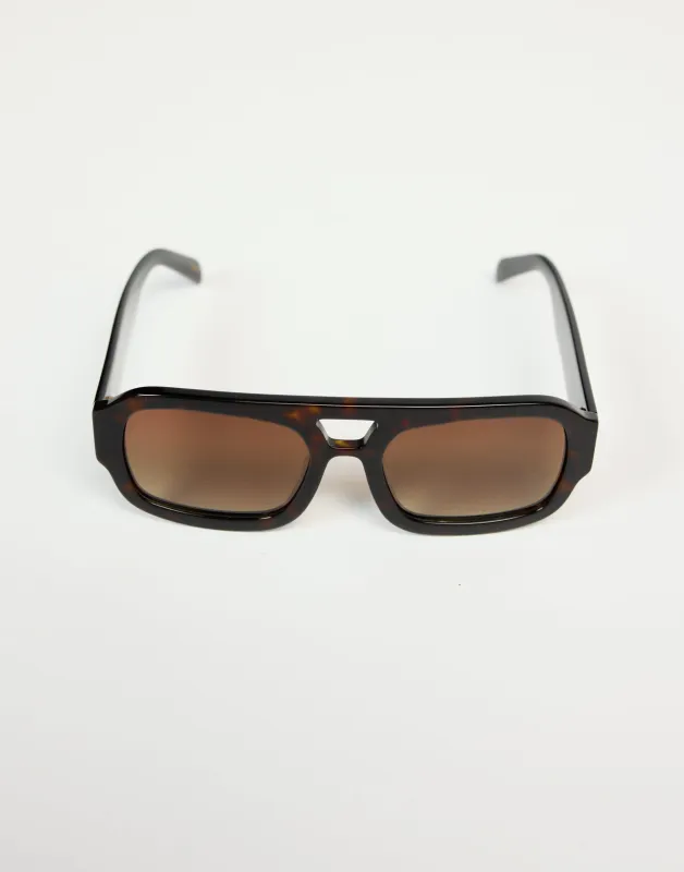 The Suki Sunglasses (Dark Havana Tort Chocolate Fade) - By Banbé sold by Charcoal Clothing