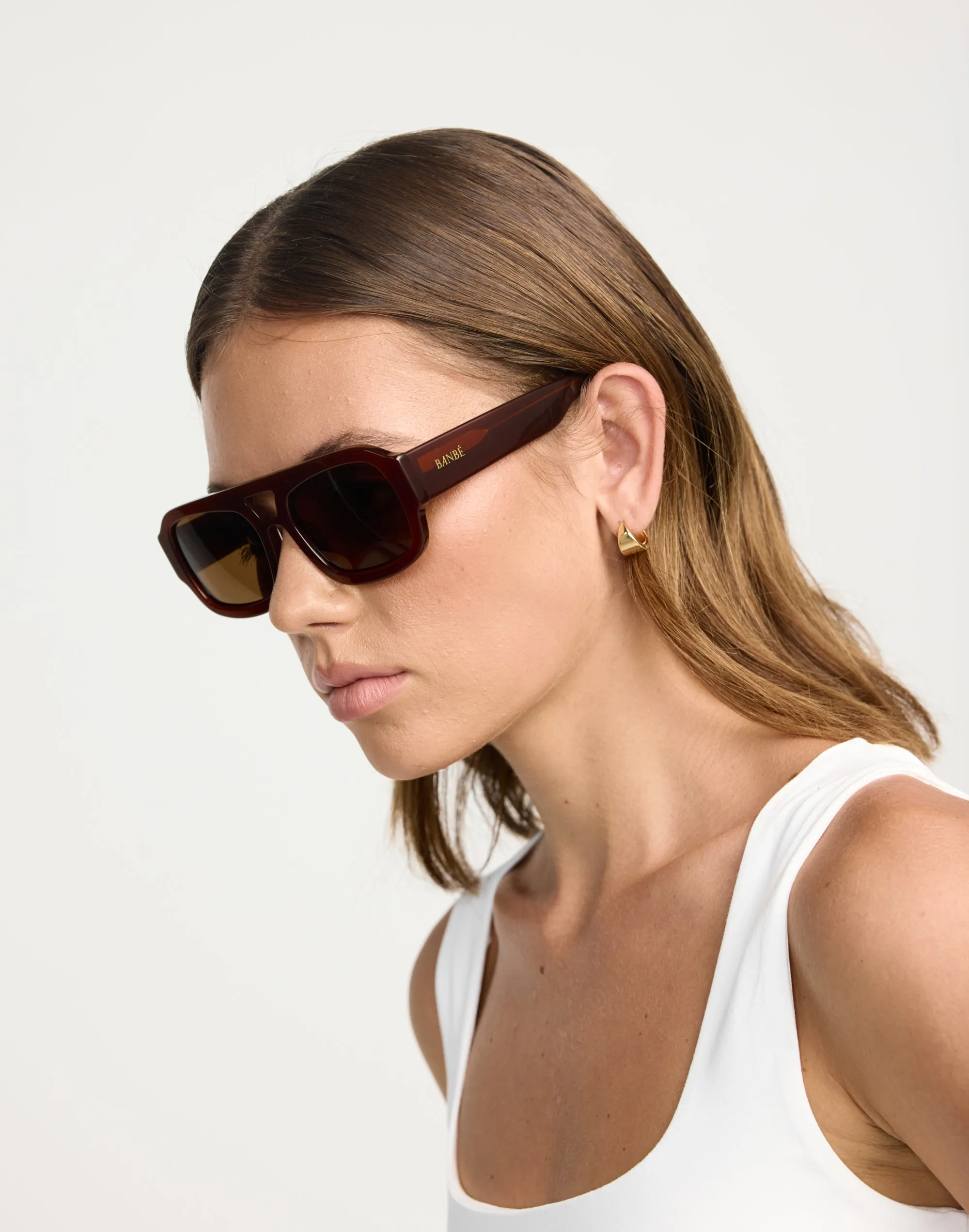 The Suki Sunglasses (Cinnamon/Cinnamon) - By Banbé sold by Charcoal Clothing product image thumbnail 2
