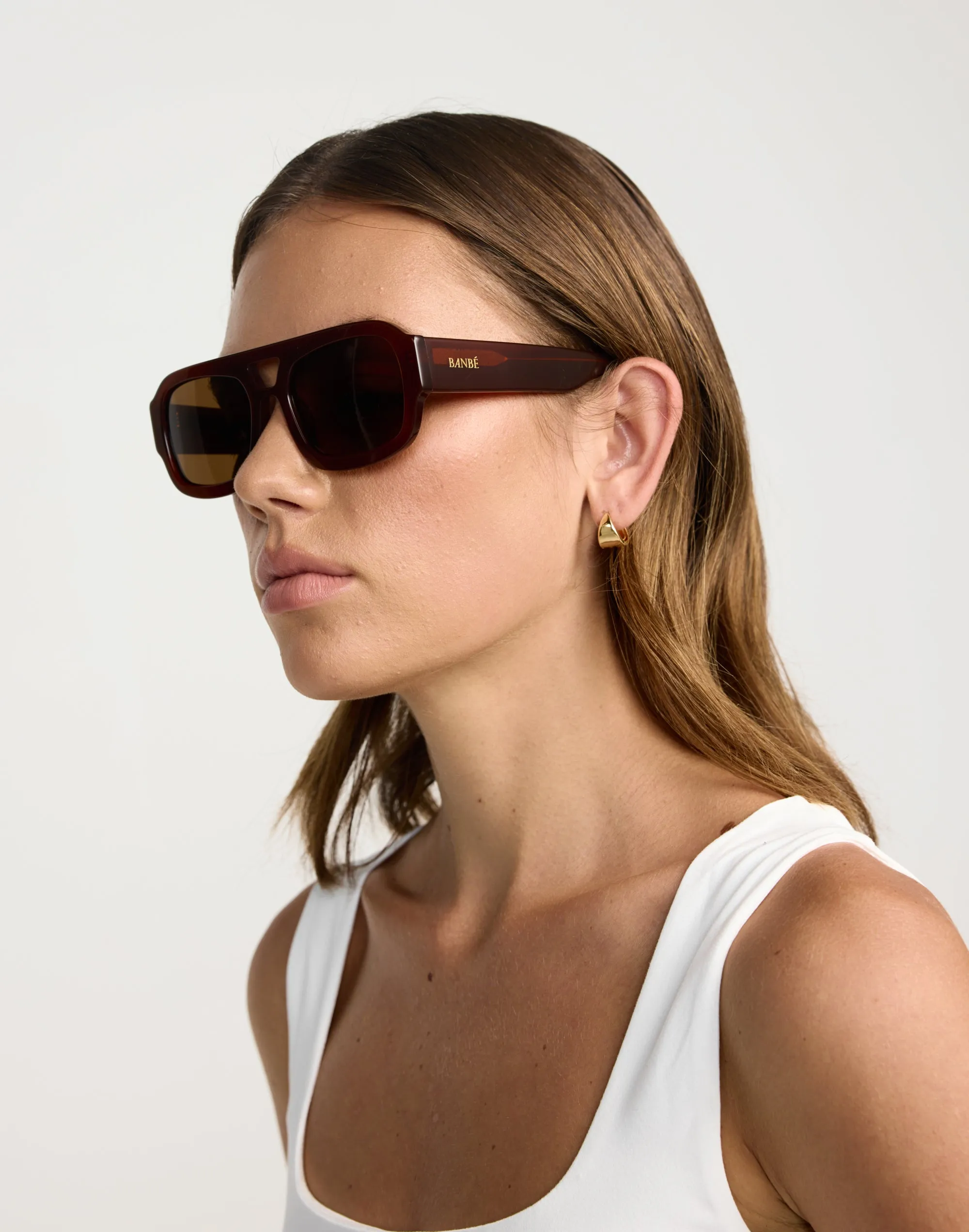 The Suki Sunglasses (Cinnamon/Cinnamon) - By Banbé sold by Charcoal Clothing product image thumbnail 4