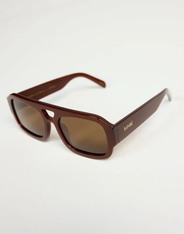 The Suki Sunglasses (Cinnamon/Cinnamon) - By Banbé sold by Charcoal Clothing
