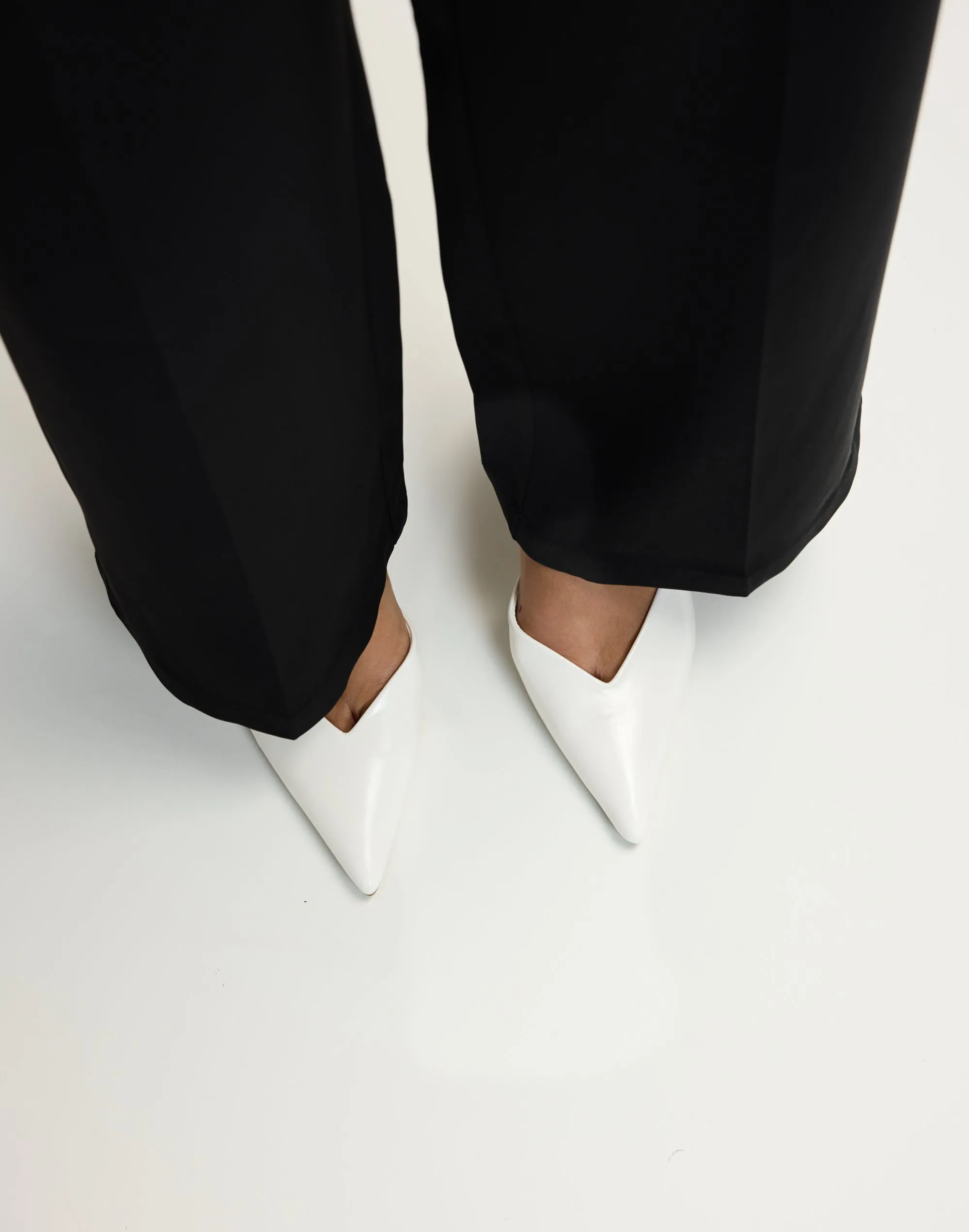 Karey Heels (White Shine) - By Billini sold by Charcoal Clothing product image thumbnail 2