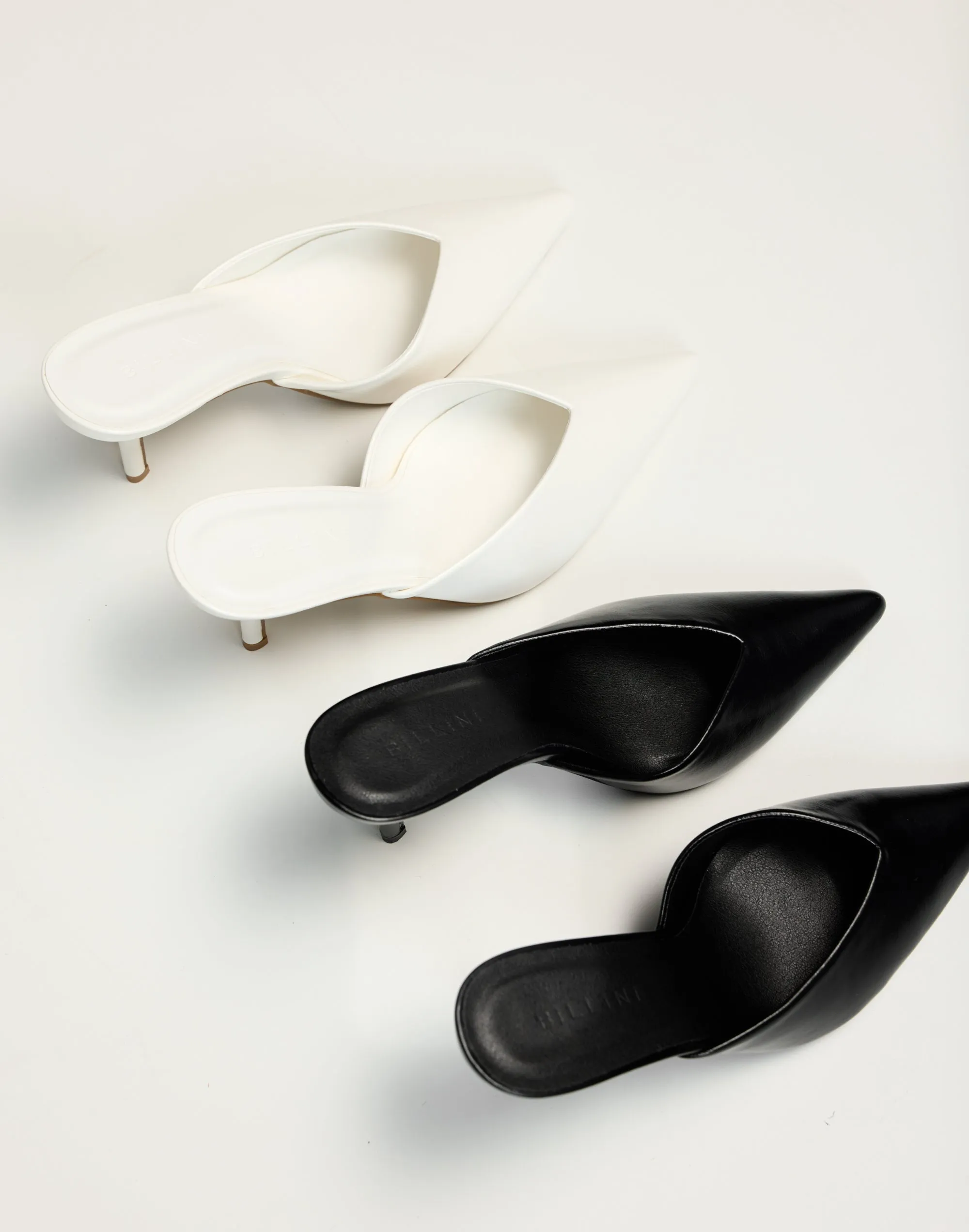 Karey Heels (White Shine) - By Billini sold by Charcoal Clothing product image thumbnail 4