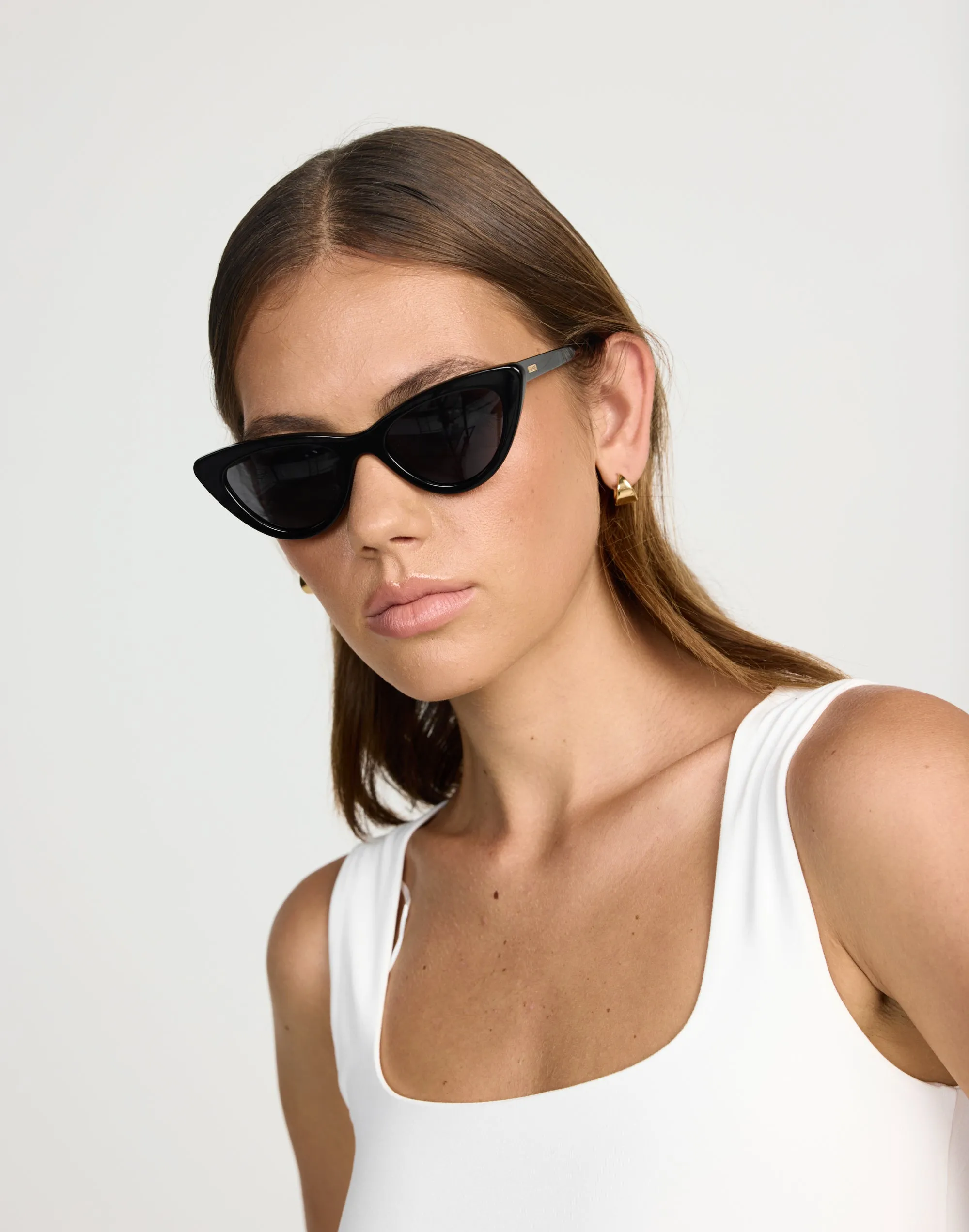The Isla Sunglasses (Black/Black) - By Banbé sold by Charcoal Clothing product image thumbnail 2