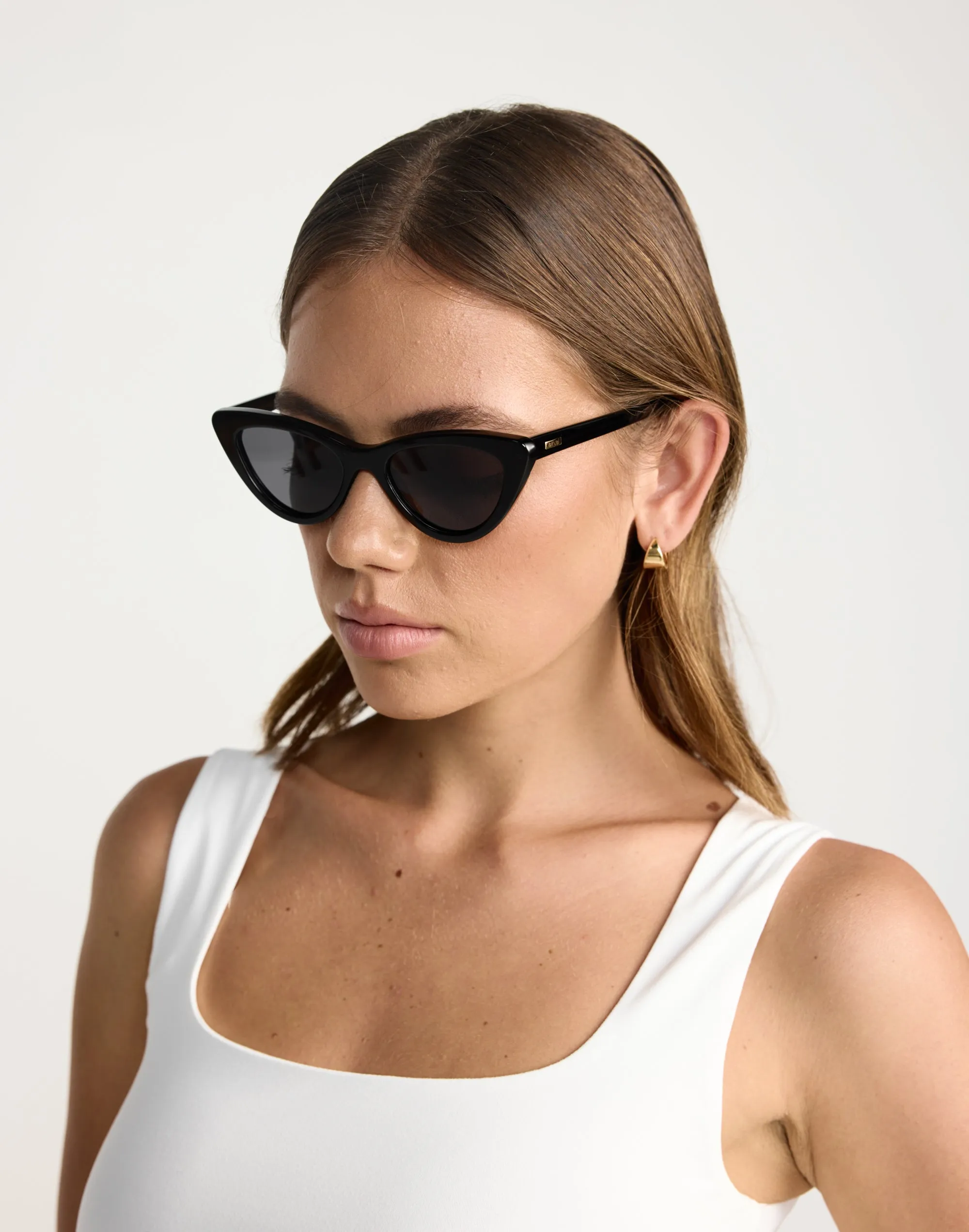 The Isla Sunglasses (Black/Black) - By Banbé sold by Charcoal Clothing product image thumbnail 3