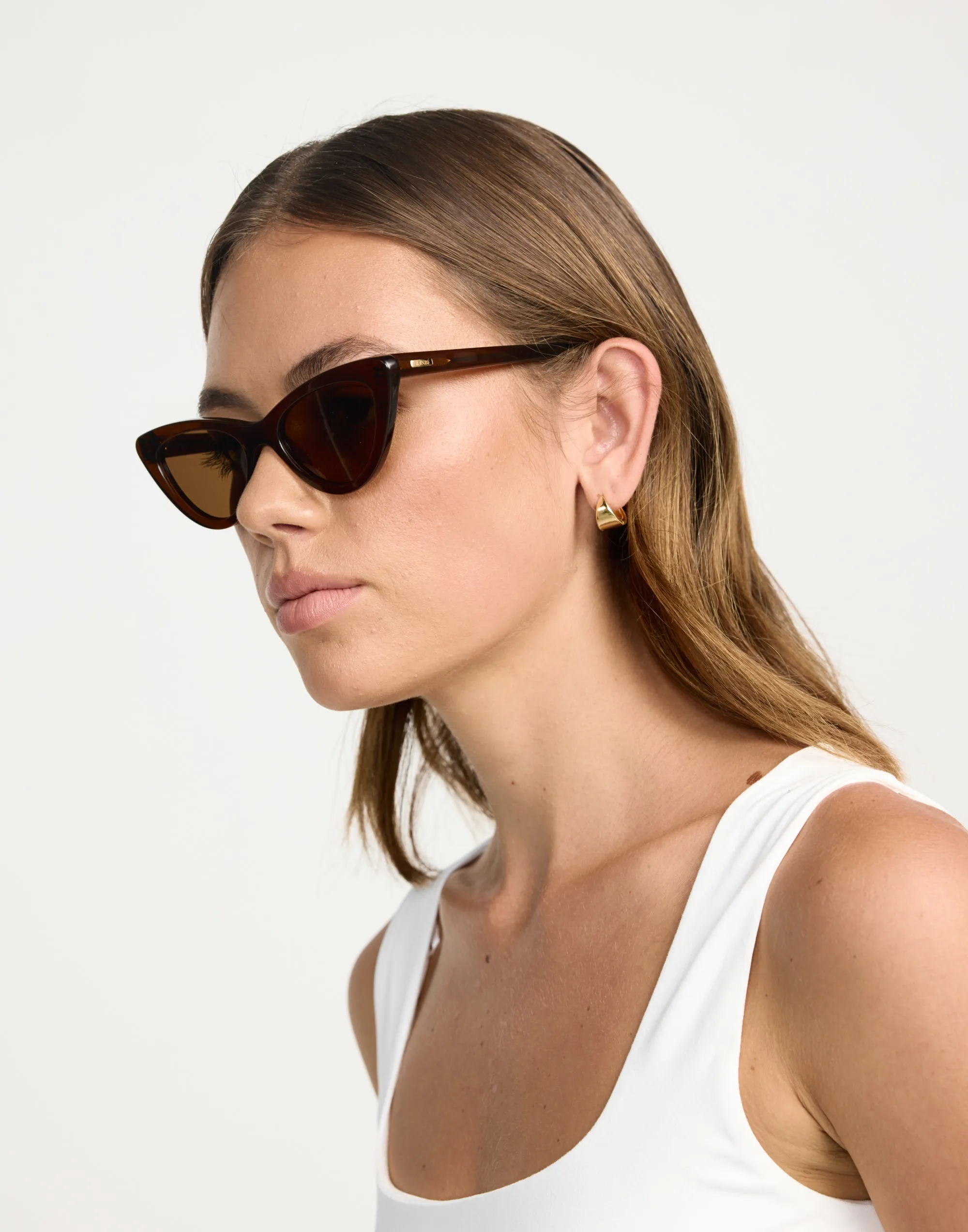 The Isla Sunglasses (Mocha Chocolate) - By Banbé sold by Charcoal Clothing product image thumbnail 2