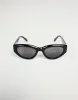 The Alba Sunglasses (Black/Black) - By Banbé sold by Charcoal Clothing