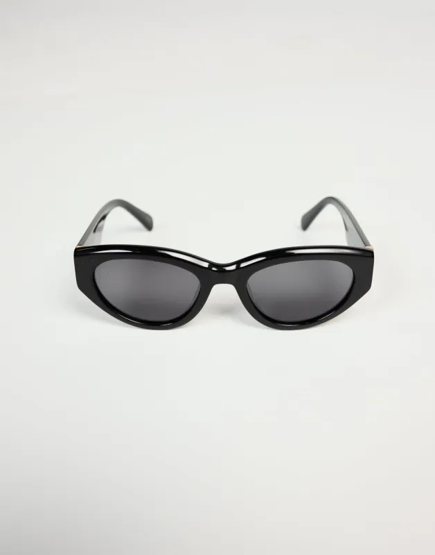 The Alba Sunglasses (Black/Black) - By Banbé sold by Charcoal Clothing