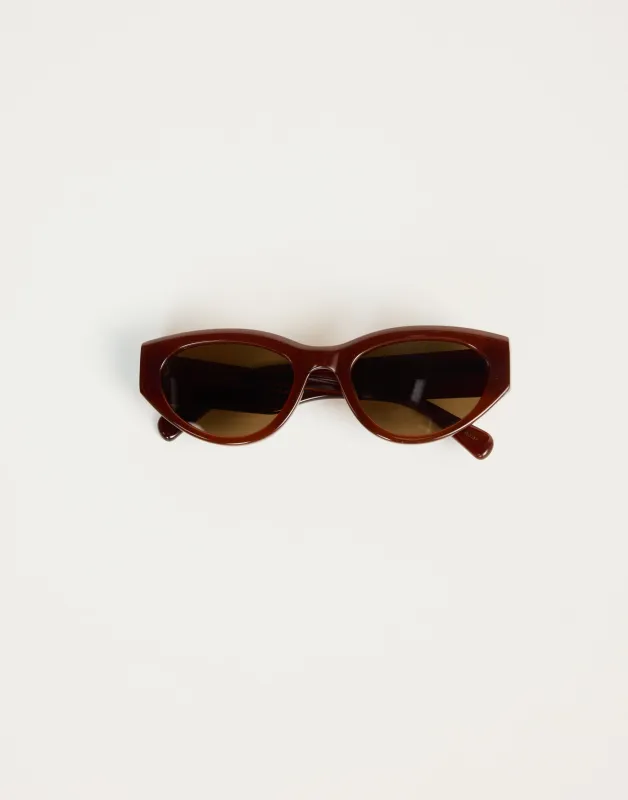 The Alba Sunglasses (Cinnamon/Cinnamon) - By Banbé sold by Charcoal Clothing