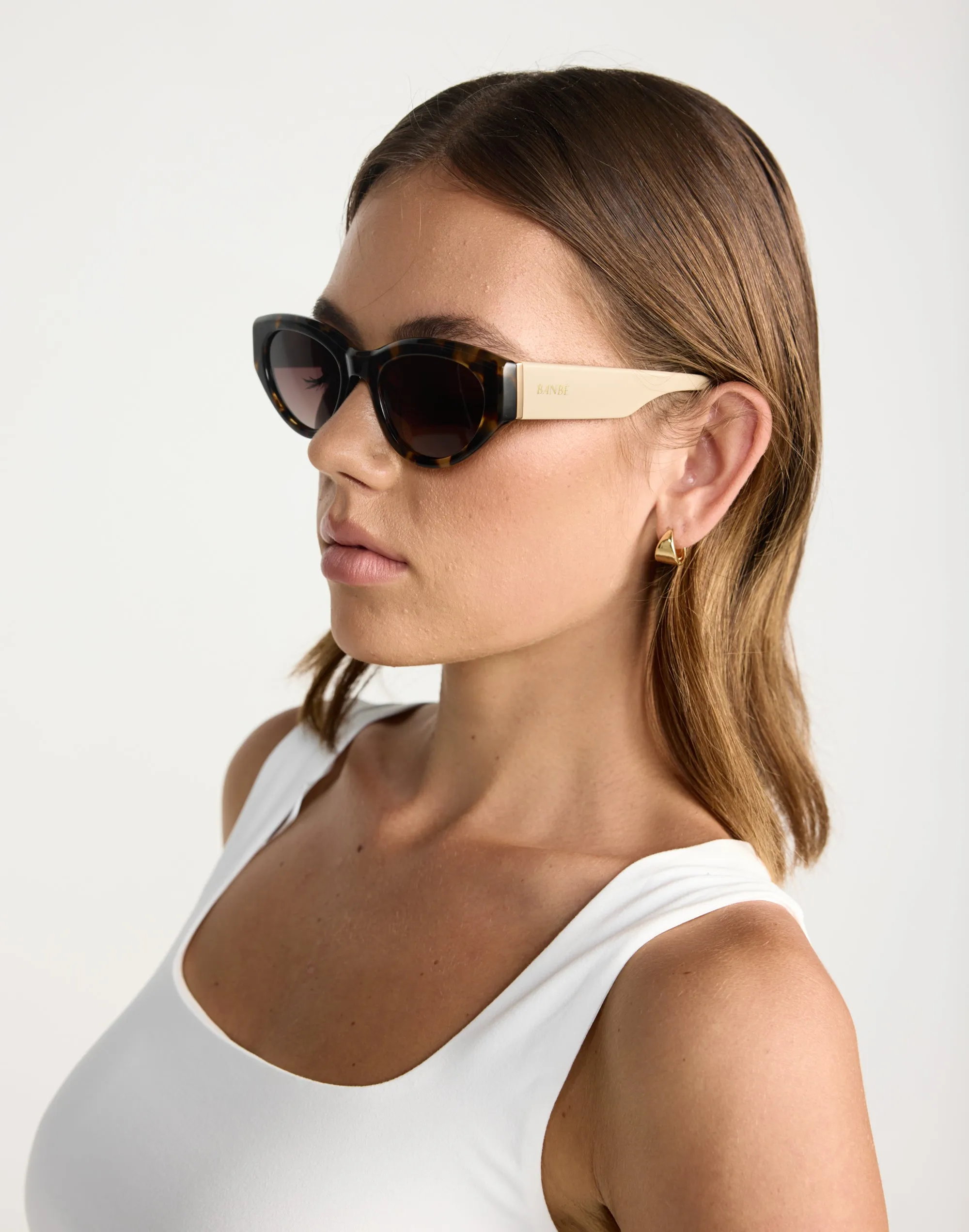 The Alba Sunglasses (Toffee Tort Bisque Pecan) - By Banbé sold by Charcoal Clothing product image thumbnail 3