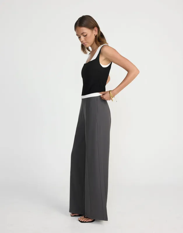 Esme Pants (Slate) sold by Charcoal Clothing