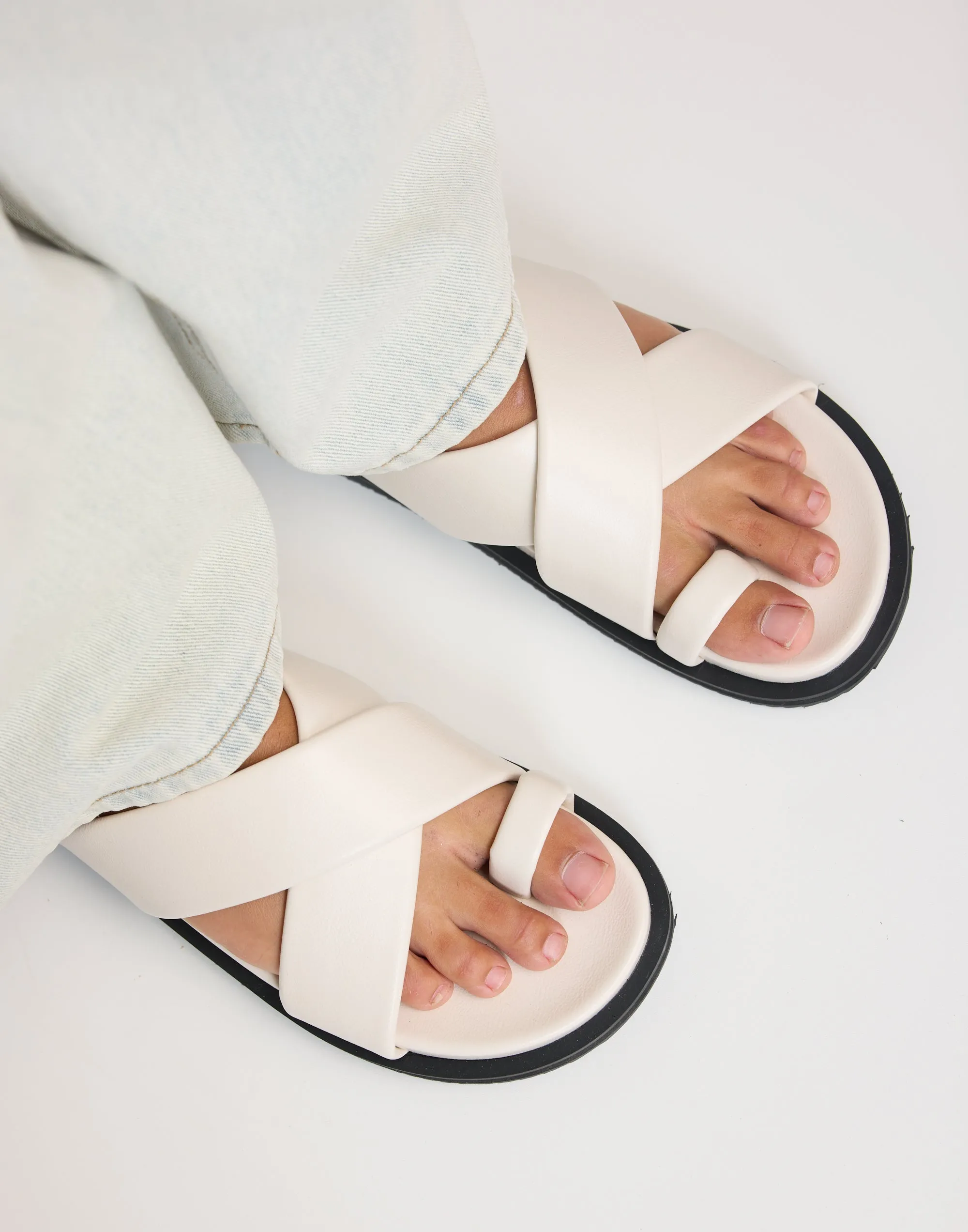 Trixie Slides (Ivory) - By Billini sold by Charcoal Clothing product image thumbnail 5