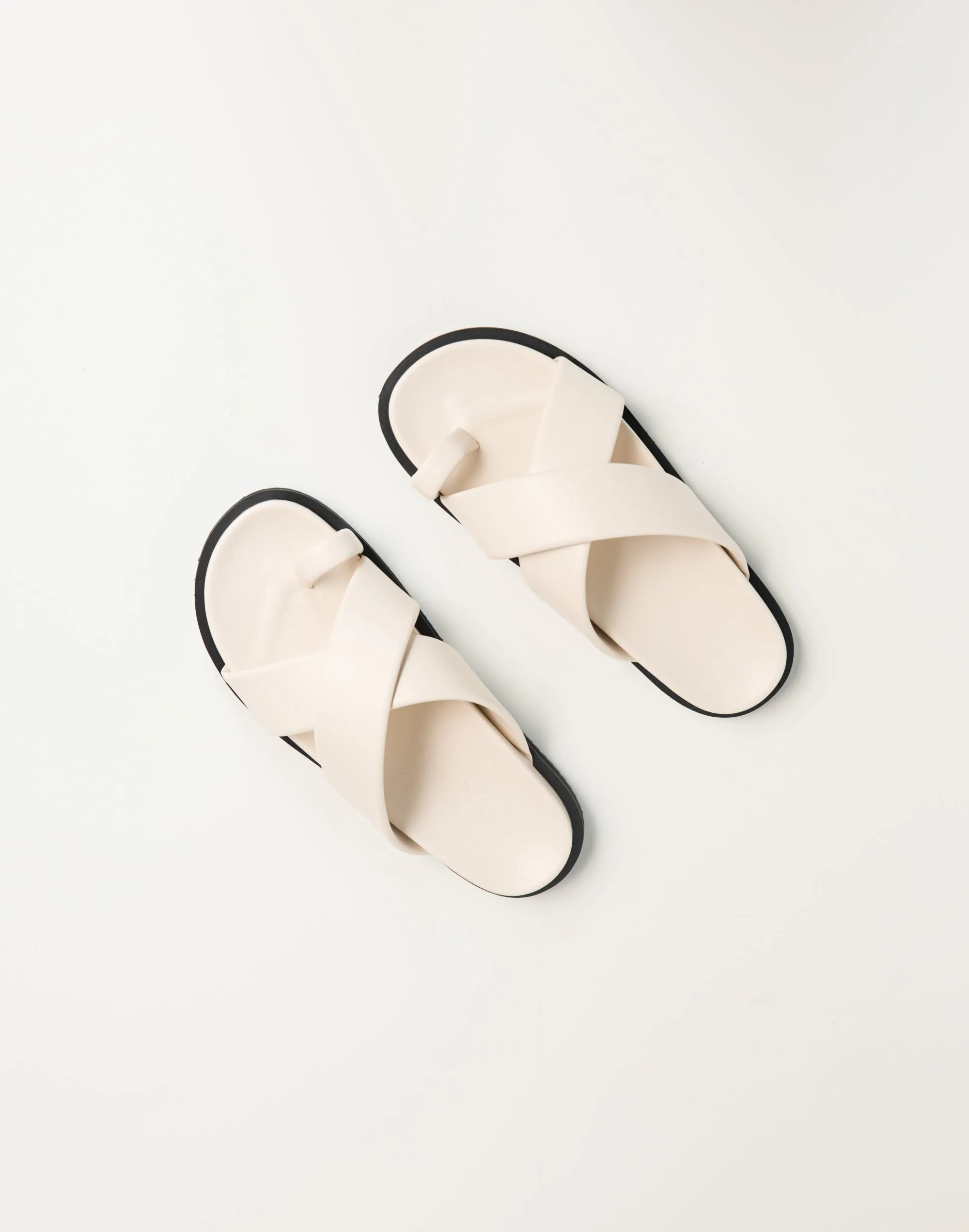 Trixie Slides (Ivory) - By Billini sold by Charcoal Clothing