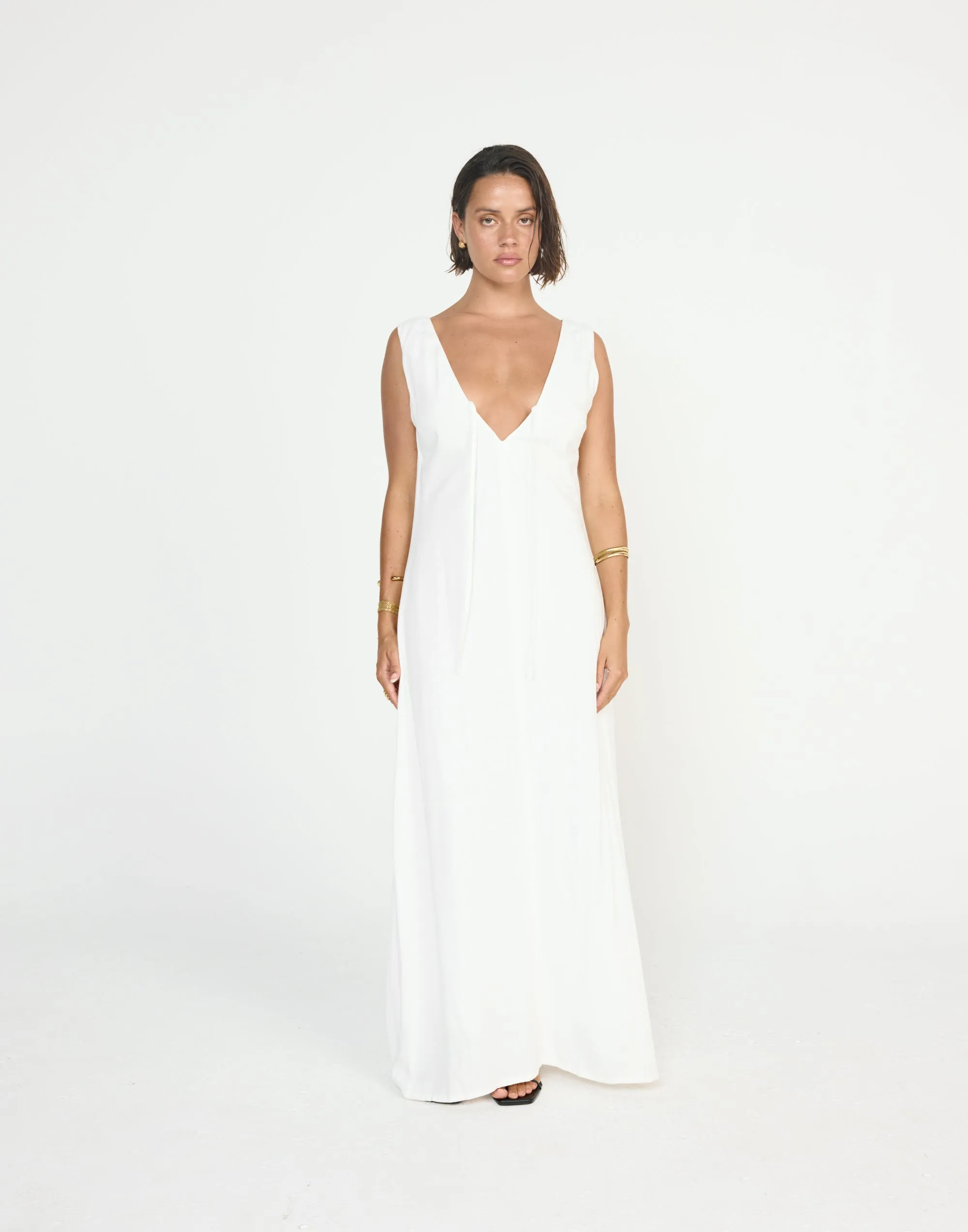Seascape Maxi Dress (White) sold by Charcoal Clothing product image thumbnail 2