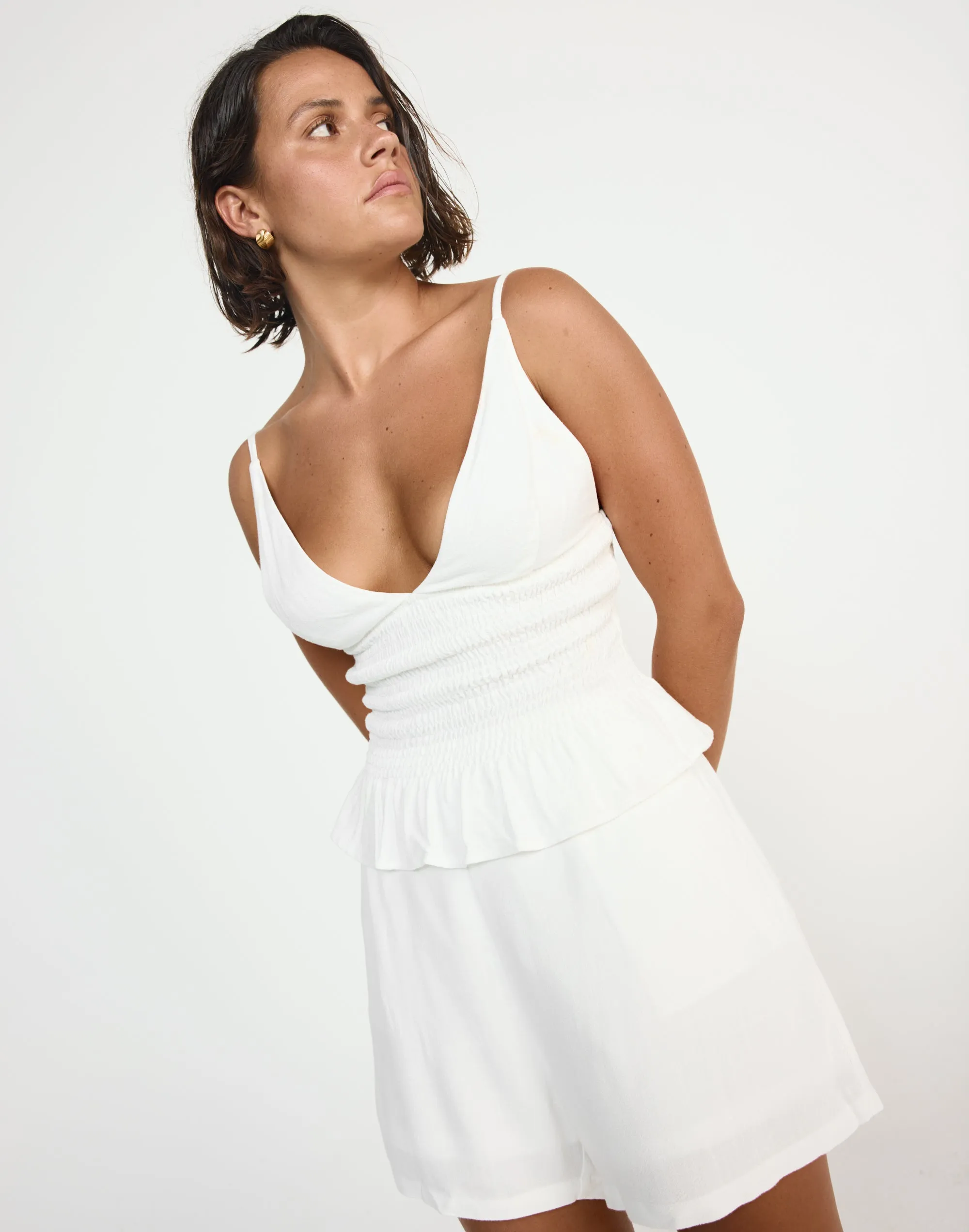 Kai Shorts (White) sold by Charcoal Clothing product image thumbnail 5