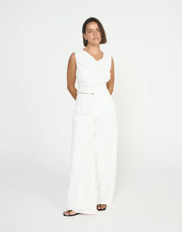 Shoreline Pants (White) sold by Charcoal Clothing