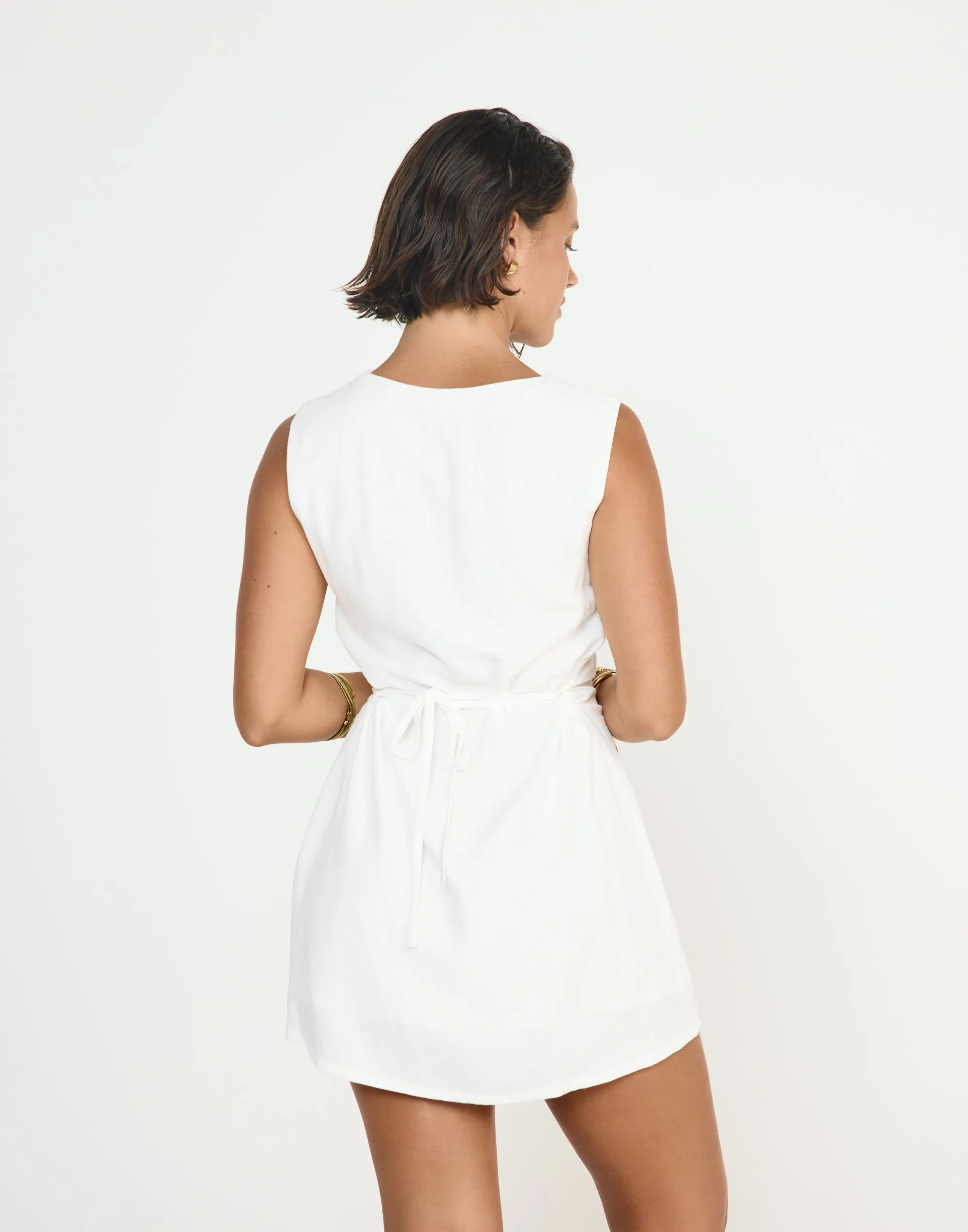 Shoreline Mini Dress (White) sold by Charcoal Clothing product image thumbnail 2