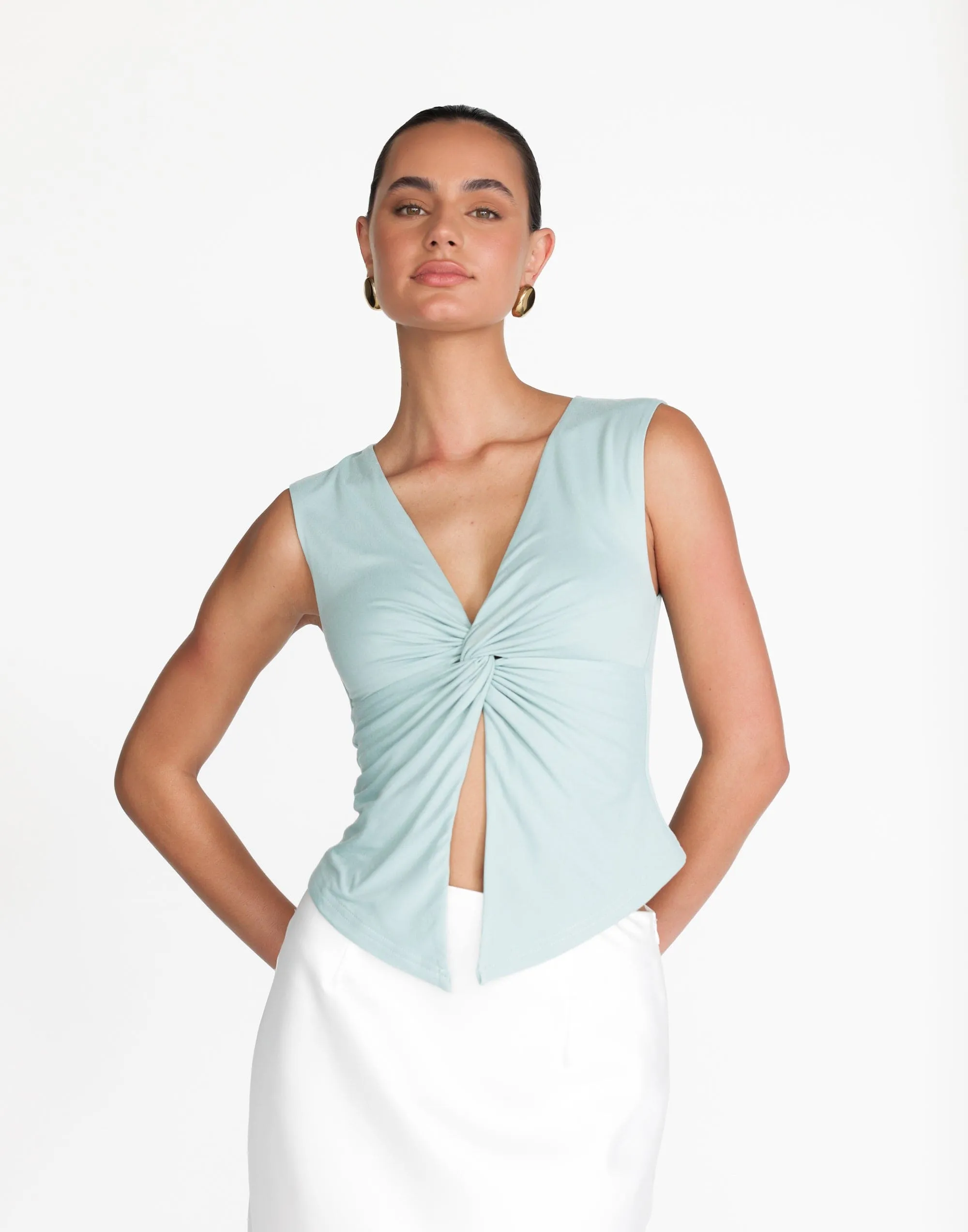 Althea Top (Azure) sold by Charcoal Clothing product image thumbnail 2