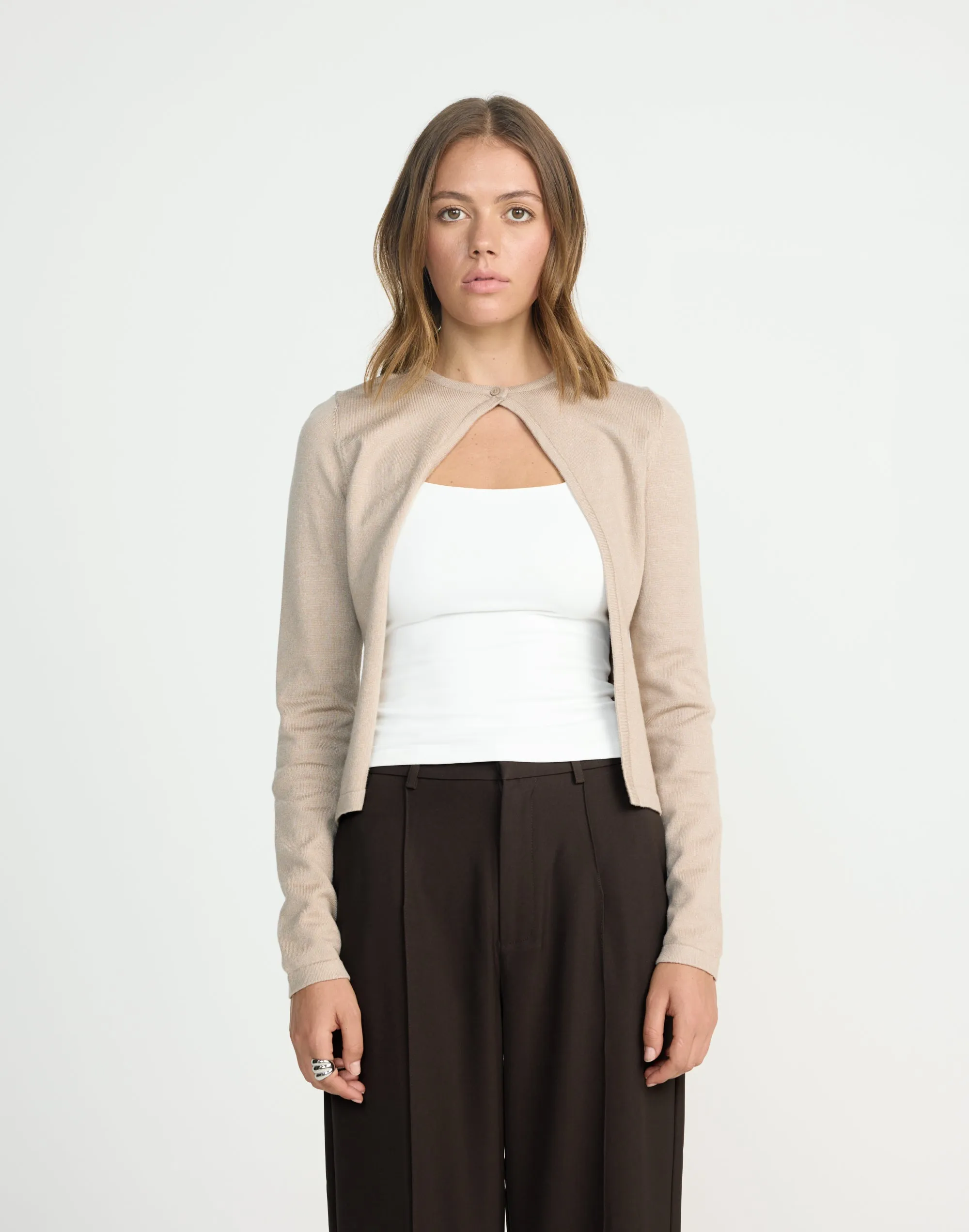 Sonnet Long Sleeve Top (Mocha) sold by Charcoal Clothing product image thumbnail 2
